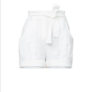 BCBGMAXAZRIA Renee paper bag shorts